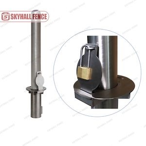[Hot Item] Stainless Steel Removable Bollards with Locks for Temporary Access