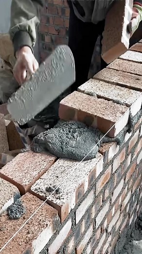 35K views · 48 reactions | Solid brick wall 20mc laying process. #Reels #reelsfbシ #reelsfbviral #reelsofinstagram #reelsinstagram #reelsfbpage #reelsfypシ #reels2024 #construction #constructionequipment #constructionlife #constructionsite #constructionwork #constructionworker #work #workers #welding #welderup #welderlife #builder #builders | VConstruct | Facebook