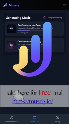 🎶 Turn Your Words into Music in Seconds! 🎶 Have an idea, a story, or lyrics waiting to be brought to life? With Musely AI, your creativity becomes a song in just moments. 🎤✨ | Musely AI