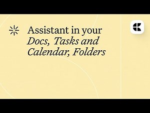 Where Craft Assistant Works: Docs, Tasks, Calendar & Folders”