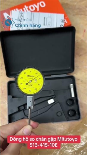 Đồng Hồ So Chân Gập Mitutoyo Chính Hãng | Thước Đo Độ Đảo, Căn Chỉnh Phôi Cơ Khí Chính Xác Cao