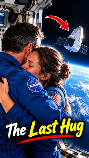 The Last Hug Before Dragon Leaves the ISS