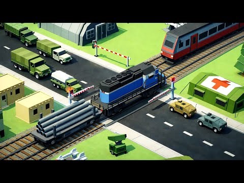 🚦 Railroad Crossing Mania – Ultimate Train Simulator | Train Games School | Gameplay #08
