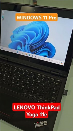 WINDOWS 11 Pro @ Antiguo LENOVO ThinkPad Yoga 11e de 3ra Gen #actualizado #upgraded #touchscreen