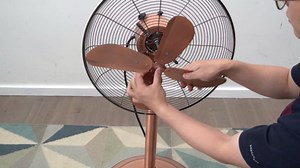 16" Standing Pedestal Fan, Oscillating Fan Heavy Duty Metal Floor Fan with 3 Speeds & Adjustable Height, Electric Fan for Bedroom, Living Room, Office, Garage & Dorm (Silver)