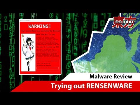 Testing out RENSENWARE - A Touhou Malware