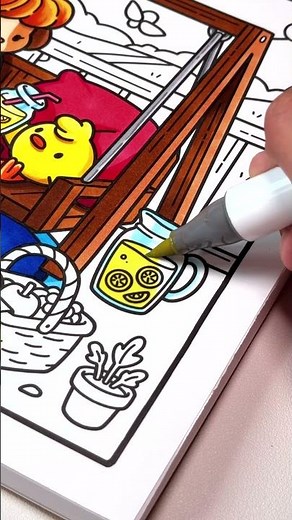 🍋 Relaxing Evening Lemonade | Cozy Life Coloring Book by Jade Summer