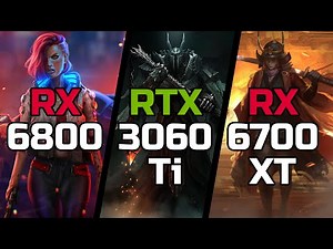 RX 6800 vs RTX 3060 Ti vs RX 6700 XT - Test in 20 Games
