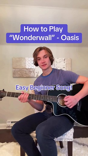 How to Play “Wonderwall” - Oasis 🎸 #guitartok #beginnerguitar #guitarlesson #musiciansoftiktok #wonderwall #acousticcover #fyp #foryou