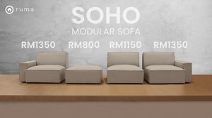 185 reactions · 32 shares | SOHO MODULAR SOFA | adapt your space Enjoy mixing and matching each couch into a custom configuration. No matter how you arrange it, it is the comfiest sofa you will ever own. #FLEXIBLE #VERSATILE #REARRANGE #EASYMOVE website: www.ruma-home.com stores: Atria Shopping Gallery (PJ) | MesaMall (Nilai) | Ruma | Facebook