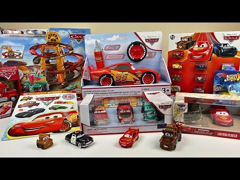 Disney Pixar Cars Unboxing Review l Lightning McQueen Bubble RC Car | Super Downhill Race Track