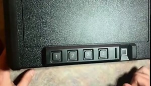Watch Gun Lock Box with Fingerprint Identification on Amazon Live