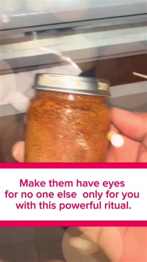 Make them have eyes for no one else,only for you with this powerful ritual,all you have to do is write your name,and that person's name on a piece of paper with red ink,just like you see then fold it,making sure the names are pressed together,once you're sure fold it two more times,next get a glass jar and put the paper inside,along with a good amount of honey,also add a spoonful of ground coffee and another of ground cinnamon,all of this is to bind that person to you,and make them very affectio