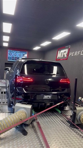 ♟️7.5R with TTE535 & full Milltek Sport exhaust #VWGOLF #GOLFR #MK7 #MILLTEK #DYNO #TUNING #MTRNL