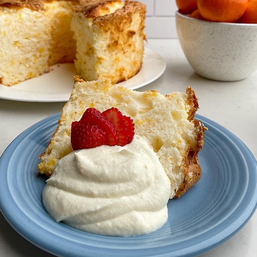 2-Ingredient Orange Angel Food Cake