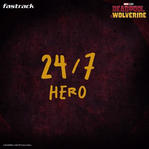 No break from serving humanity and vibes 🤷 Go to a Fastrack store near you or visit the link in bio to flex your superhero gear. #Fastrack #Deadpool3 #FastrackWorld | Fastrack