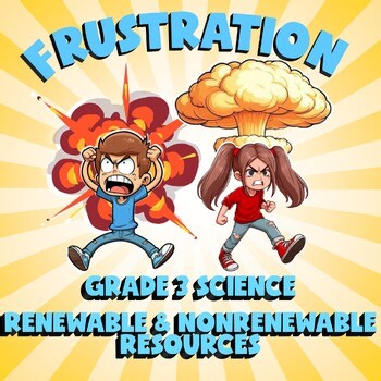 Renewable & Nonrenewable Resources FRUSTRATION Science Game - No Prep Grade 3