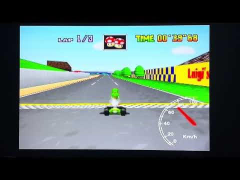 Mario Kart 64 - Luigi Raceway 3-Lap 1’58”63 PAL