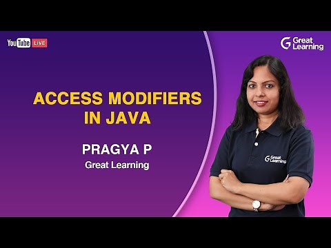 Access Modifiers in Java | Java Tutorial for Beginners | Great Learning