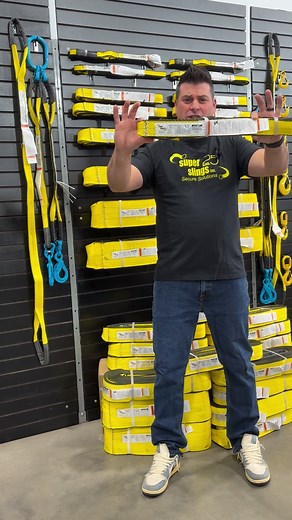 Looking for durable lifting slings? Look no further than Super Slings. ✔ Available in various lengths and variations to fit your needs. (Customizations available) ✔ Rigorously tested to exceed industry standards. ✔ Custom tagging & marking systems. Extra safety and tracking benefits. ✔ Trusted by professionals across industries. ✔ Slings made in Canada 🇨🇦 Don’t wait! Shop now and get 10% off using code SLINGS. ⭐⭐⭐⭐⭐ “High quality rigging products. Items showed up quick and were of the highest 