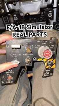 Building a F/A-18 Simulator with real parts in my home office #simulator #dcs