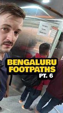 This is one of the best footpaths I've seen in Bengaluru