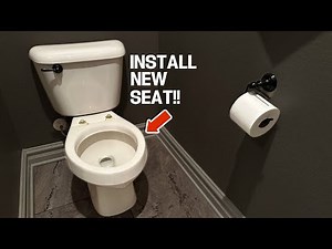 Replace Toilet Seat Like a Pro FAST and EASY!