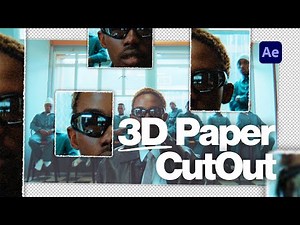 How to MAKE 3D PAPER CUTOUT EFFECT in AFTER EFFECTS | Tutorial