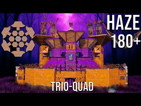 HAZE - OFFLINE MONSTER for 180+ ROCKETS with 15 BUNKERS & 6 WALLS [rust base design]