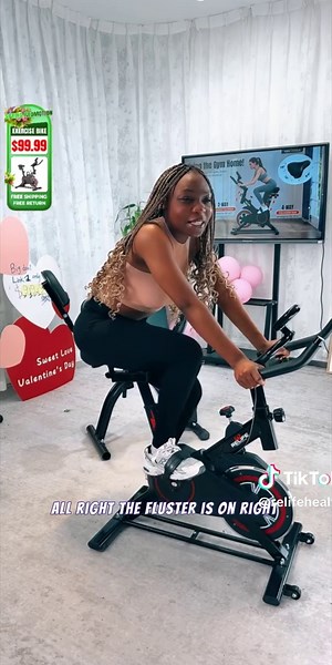 RELIFE REBUILD YOUR LIFE Mini Exercise Bike Compact Stationary Bike Silent Indoor Cycling for Small Space w/Adjustable Seat, Smooth Pedal & Belt Drive