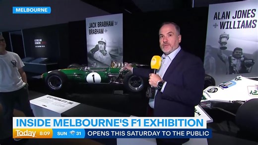 Formula One fans, start your engines because the official F1 exhibition has arrived in Melbourne. #9Today | WATCH LIVE 5.30am | TODAY