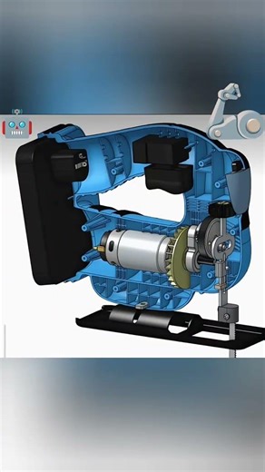 Jig saw machine mechanism