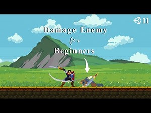 How to make enemy damage for beginners unity!