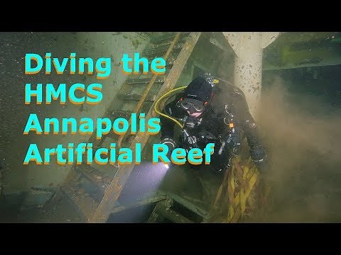 Exploring the HMCS Annapolis Artificial Reef British Columbia Canada