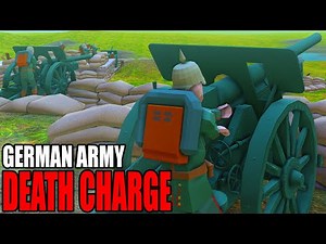 German Artillery Barrage Followed by 10,000 TRENCH CHARGE! - Ravenfield: WW1 Mod