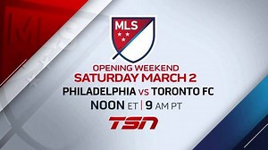760K views · 706 reactions | Get  up. MLS is back this Saturday on TSN.  12pm ET: Toronto FC take on the Union  6pm ET: Vancouver Whitecaps FC host the Loons | Major League Soccer (MLS) | Facebook