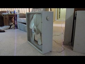 Vintage 1960s General Electric (GE) W22 20" Box Fan