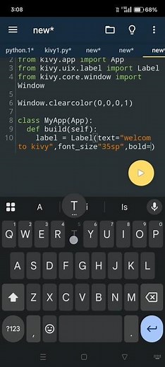 Create Your First Kivy App in Python | GUI & Button Example