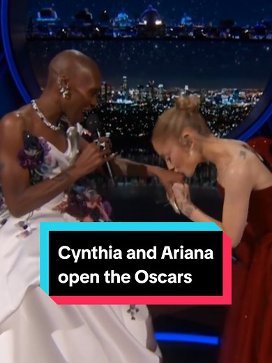 Cynthia Erivo and Ariana Grande Open the Oscars 2025