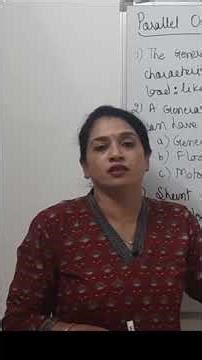 Parallel DC Generators: Different Operating Modes for GATE & JE