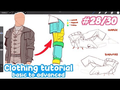 how to DRAW Clothing and Folds! (Basic to Advanced) | Full Drawing Tutorial - Art Bootcamp #28/30