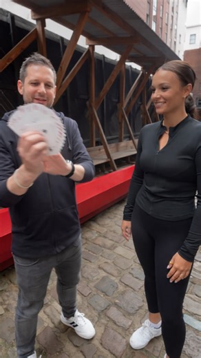 Sleight of hand creates remarkable card illusion