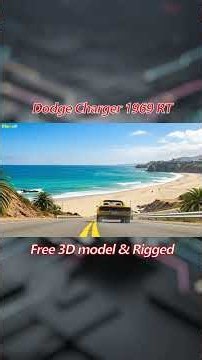 Dodge Charger 1969 RT #shorts #cgi #vehicle #automobile #automotive