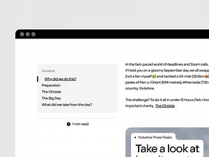 MadeByShape Blog Progress Bar - Awwwards