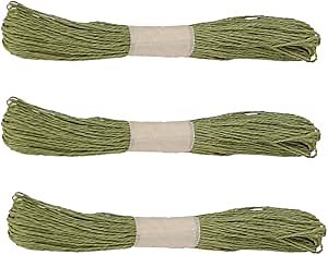 Raffia Stripes Paper String,Twisted Paper Craft String/Cord/Rope for DIY Making Twisted Paper Craft String/Cord/Rope, 2mm Thickness,32 Yards(30M)