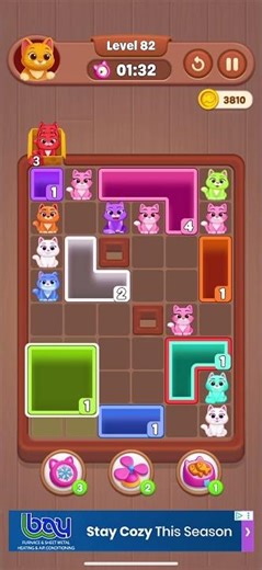 Catdom: Color Hole – Level 82 Walkthrough 🐱🟦✨