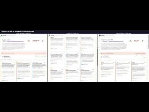 ClearPath Demo — AI Document Analyzer for Immigrants & Elderly | AWS AIdeas 2025