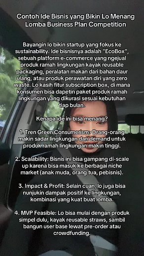 Contoh Ide Bisnis untuk Menang Lomba Business Plan