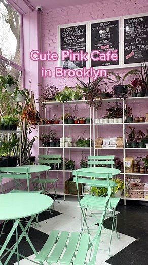 Explore the Charming Pink Café in Brooklyn