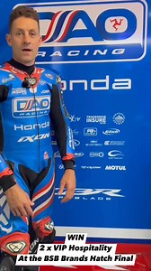 It’s almost the end of the BSB season and I know you guys love a giveaway so there’s another chance to WIN Raceday VIP hospitality for 2 at Brands Hatch, thanks to tradesman Insure. Click the link to enter… https://www.tradesmaninsure.co.uk/bsb/ | Josh Brookes